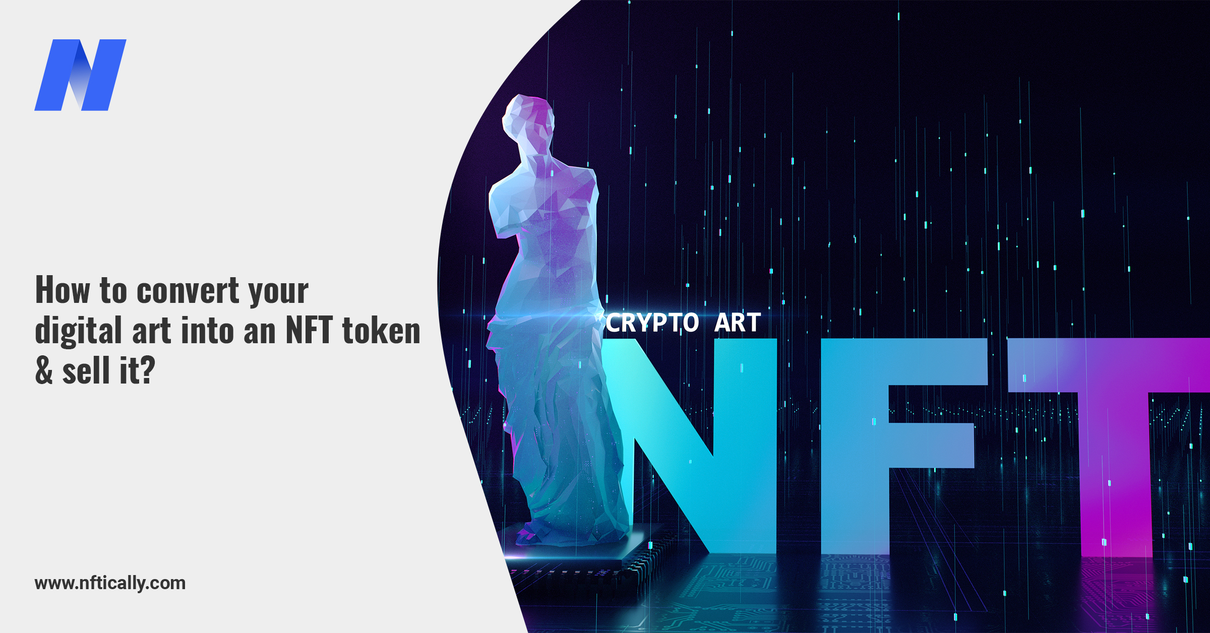 Convert Digital Art NFT Sell"
